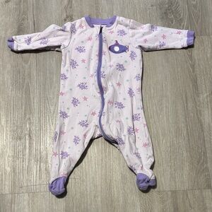 Tuffy Purple and White Kids One Piece